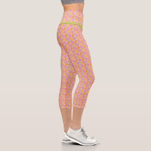 Carrots Garden Spring Summer Easter Colourful Fun Capri Leggings