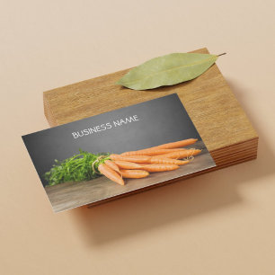 Carrots/ Organic Farm Business Card Template