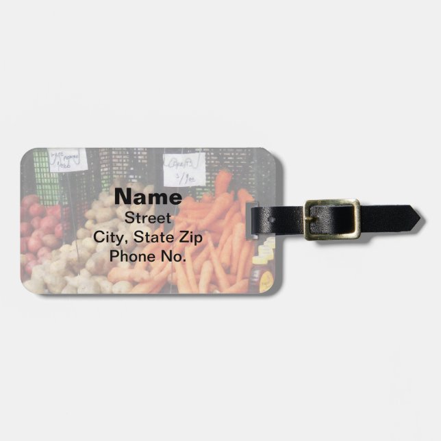 Carrots, Potatoes and Honey Luggage Tag (Front Horizontal)