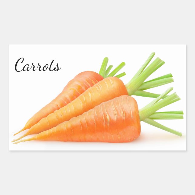 Carrots Rectangular Sticker (Front)