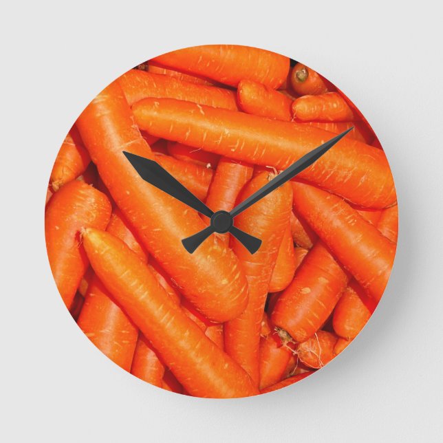 CARROTS   ROUND CLOCK (Front)