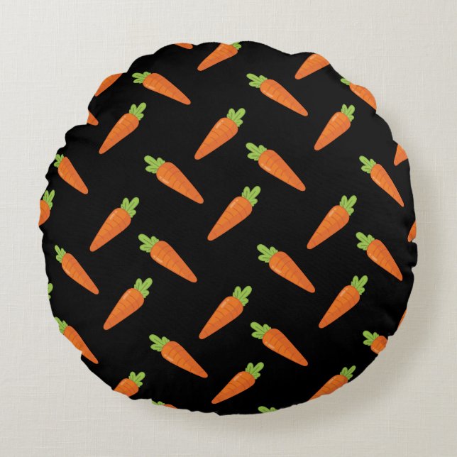 Carrots Round Cushion (Front)