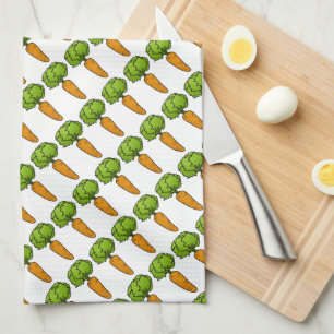Carrots Tea Towel