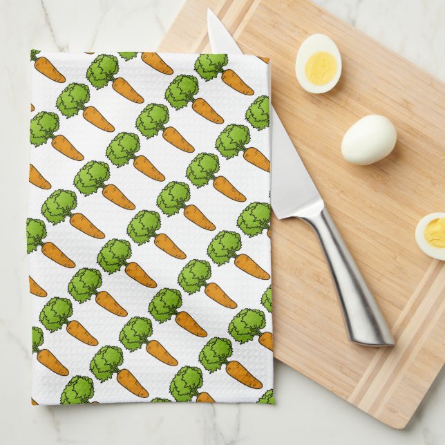 Carrots Tea Towel (Quarter Fold)
