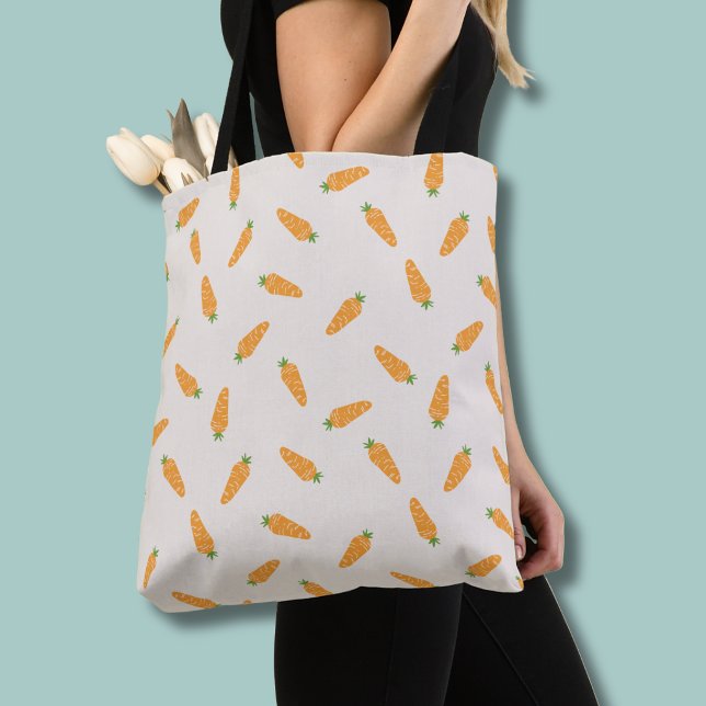 Carrots Vegetable pattern Tote Bag (Carrot pattern tote bag)
