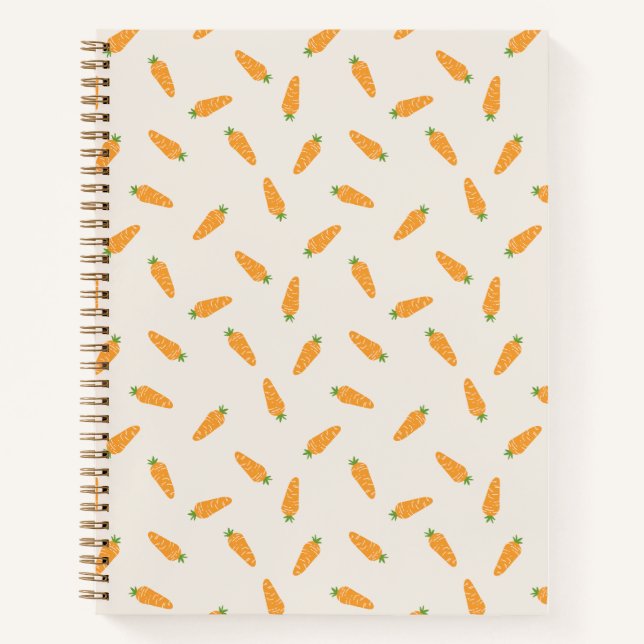Carrots Vegetables Notebook (Front)