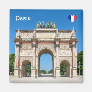 Carrousel Arch of Triumph in Paris, France Magnet