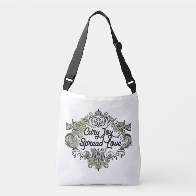 Carry Joy, Spread Love – Cross-Body Bag (Front)