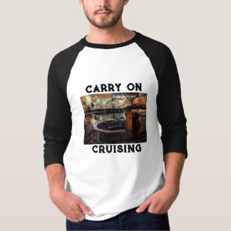 Carry on Cruising T-Shirt. Black, red or blue. T-Shirt