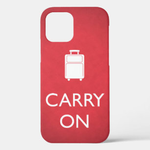 Carry On Luggage Funny Meme Icon iPhone 12 Case