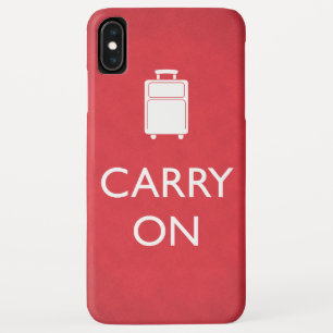CARRY ON - Luggage - Funny Red iPhone XS Max Case