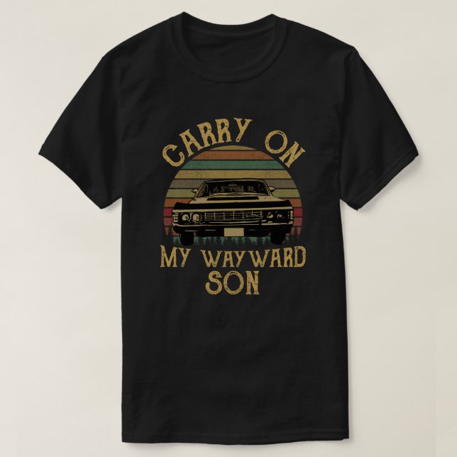 Carry On Wayward Son T-Shirt (Design Front)