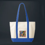 Carry the Tradition: Jewish Symbols Tote Bag<br><div class="desc">Embrace the spirit of faith and heritage with our "Carry the Tradition" Jewish Symbols Tote Bag. Adorned with iconic symbols such as the Star of David, menorah, and hamsa, this tote bag is more than a carryall; it's a visual celebration of Jewish tradition. Sturdy, spacious, and stylish, it effortlessly merges...</div>