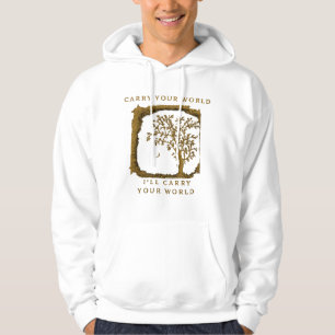 Carry Your World – Golden Design Hoodie