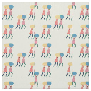 Carrying A Pill Pattern Fabric