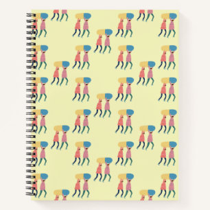 Carrying A Pill Pattern Notebook