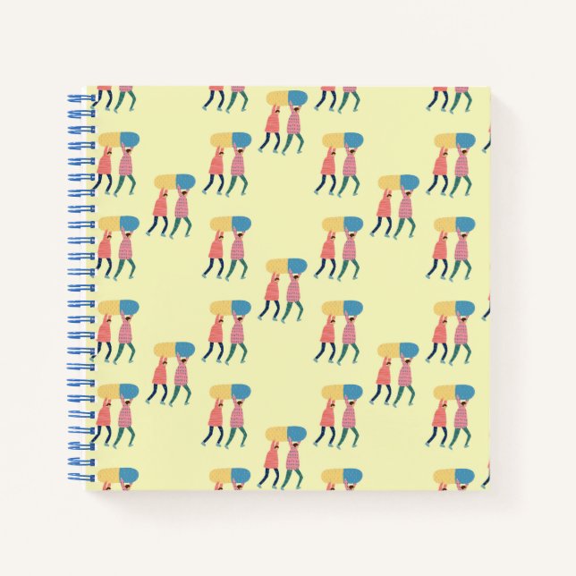 Carrying A Pill Pattern Notebook (Front)