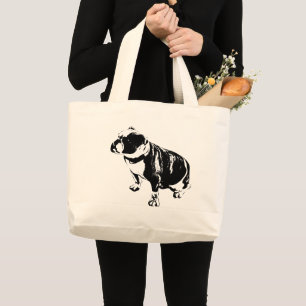 Carrying Calm Forward Large Tote Bag