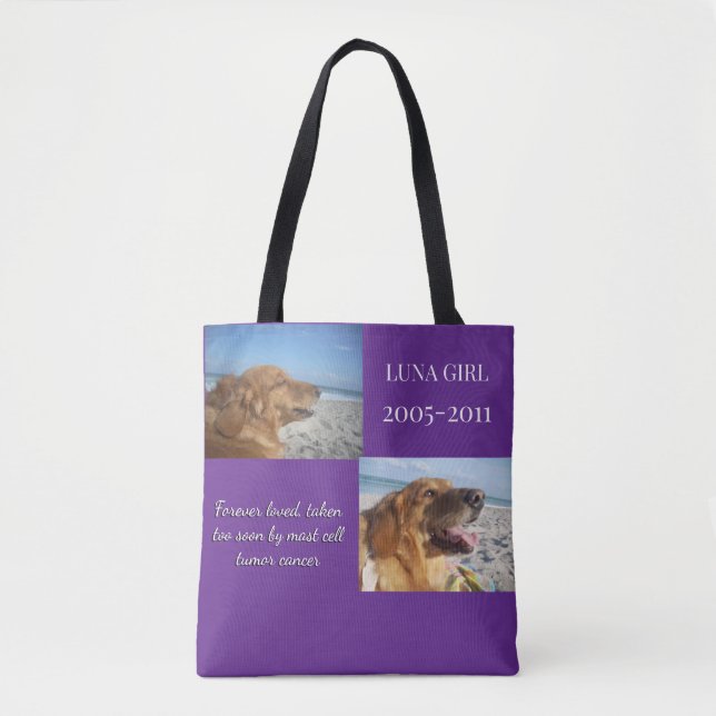 Carrying Her Memory With Grace Tote Bag (Front)