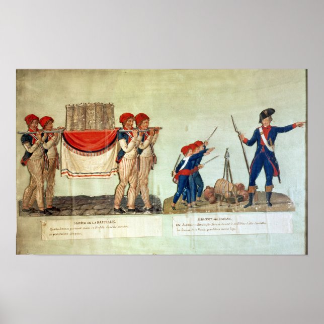Carrying of the Model of the Bastille Poster (Front)