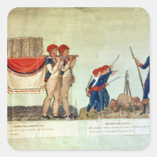 Carrying of the Model of the Bastille Square Sticker