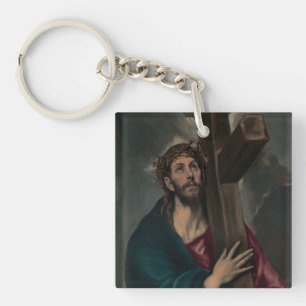 Carrying the Cross Key Ring
