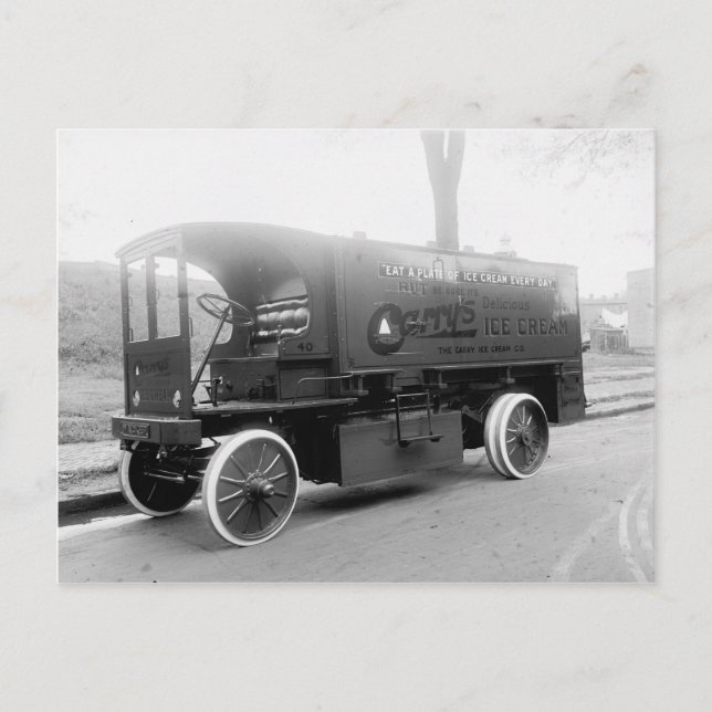 Carry's Ice Cream Truck Postcard (Front)