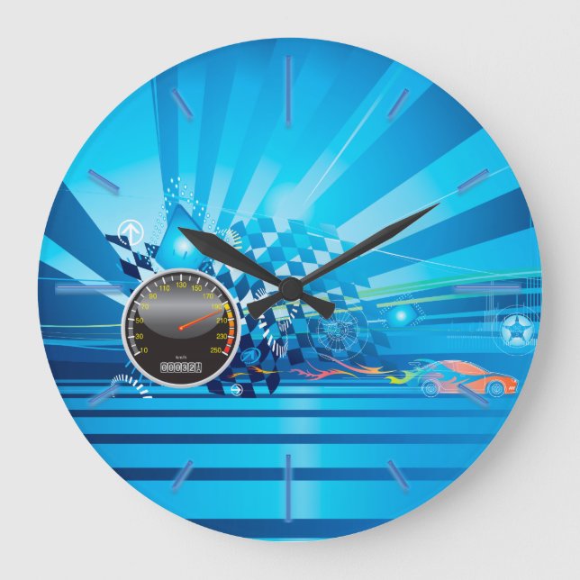 Cars 1 Wall Clocks Options (Front)
