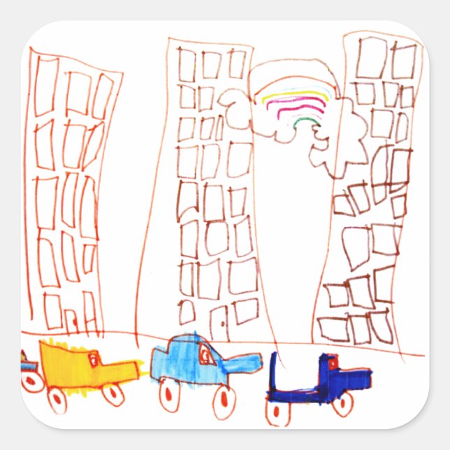 Cars and Building Stickers (Front)