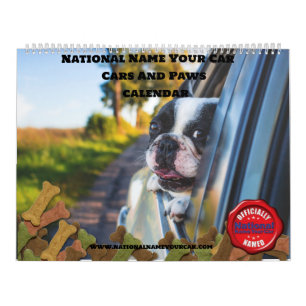 Cars And Paws  Calendar