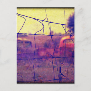 Cars and Trucks Rusting Away Postcard