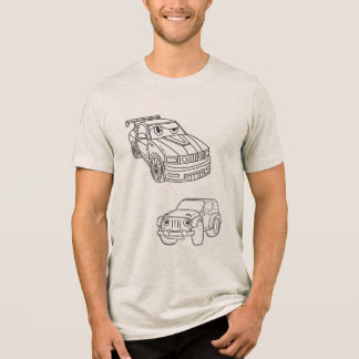 cars_anime edition Tri-Blend shirt