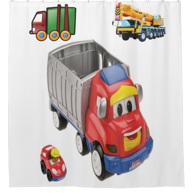 Cars boys shower curtain (Front)