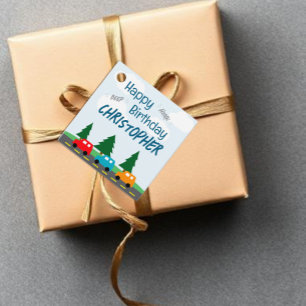 Cars Kids Boy Birthday Favour Tags
