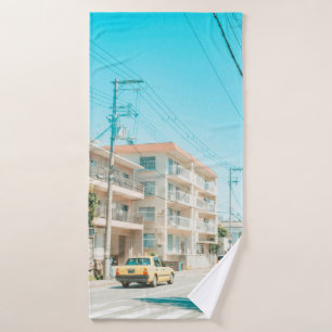 CARS ON ROAD BATH TOWEL