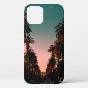 Cars parked on grey concrete near trees iPhone 12 case