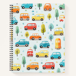 Cars Pattern Notebook