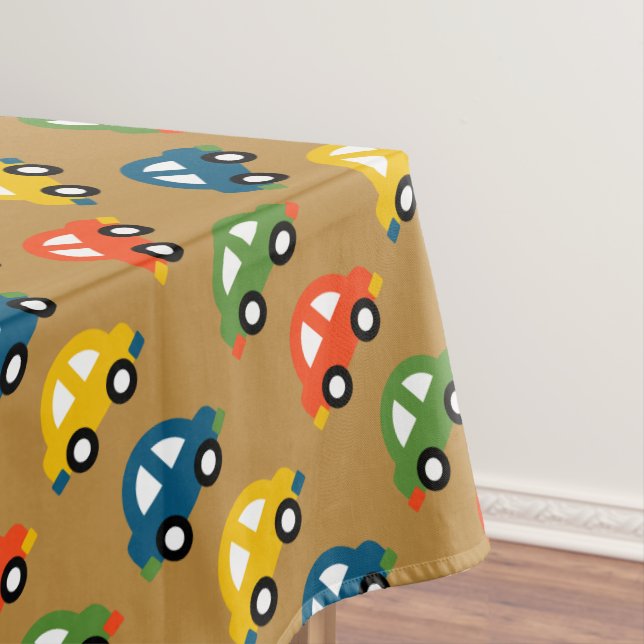 cars picnic tablecloth (In Situ)