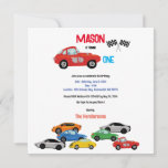 Cars themed first birthday party invitation<br><div class="desc">Customisable to suit your preferences,  our Race Car Themed Birthday Invitation promises to set the tone for an unforgettable celebration.  The cartoonish  design and high-quality printing ensure that this invitation is not just a piece of stationery but a keepsake that will be cherished for years to come.</div>