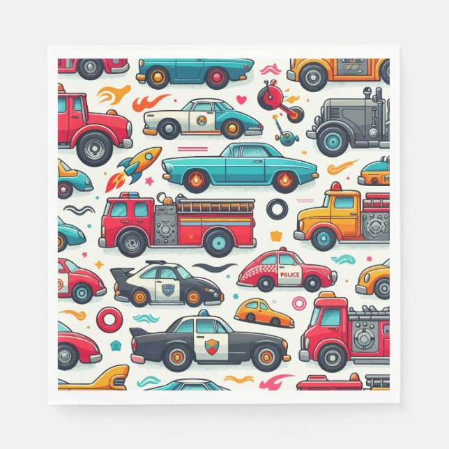 Cars toys napkin (Front)