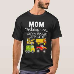 Cars Trucks Mum Birthday Crew Mum Of The Birthday T-Shirt