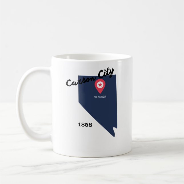 Carson City coffee mug  (Left)