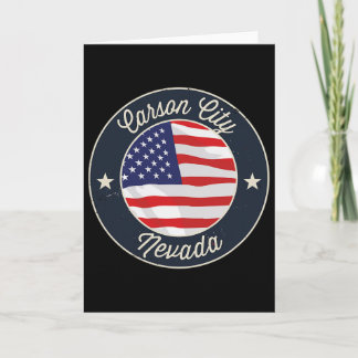 Carson City Nevada Nv Vacation Souvenir Graphic  Card