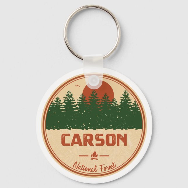 Carson National Forest Key Ring (Front)