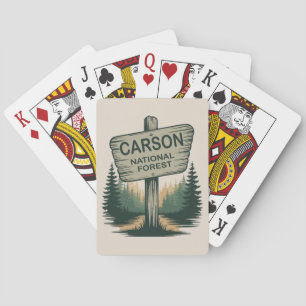 Carson National Forest New Mexico Playing Cards
