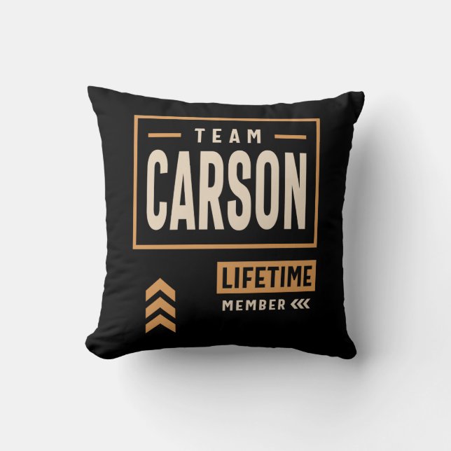 Carson Personalised Name - Funny Carson Cushion (Front)