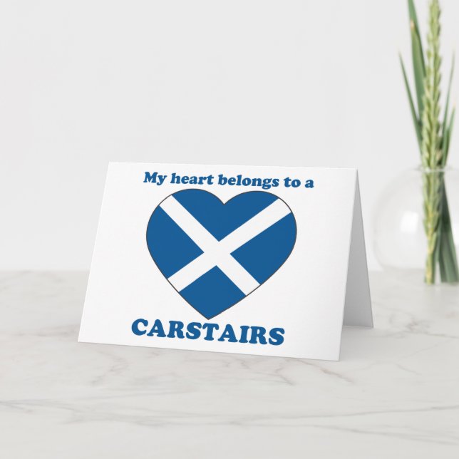 Carstairs Holiday Card (Front)