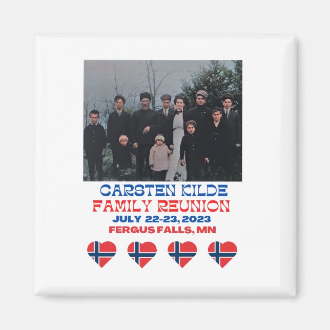 Carsten Kilde Family Reunion Magnet (Front)