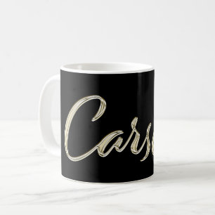 Carsten Name whitegold Tasse Teetasse Coffee Mug