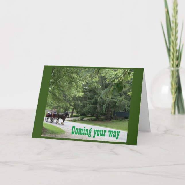 *CART FULL* OF WISHES FOR *YOUR BIRTHDAY* CARD (Front)